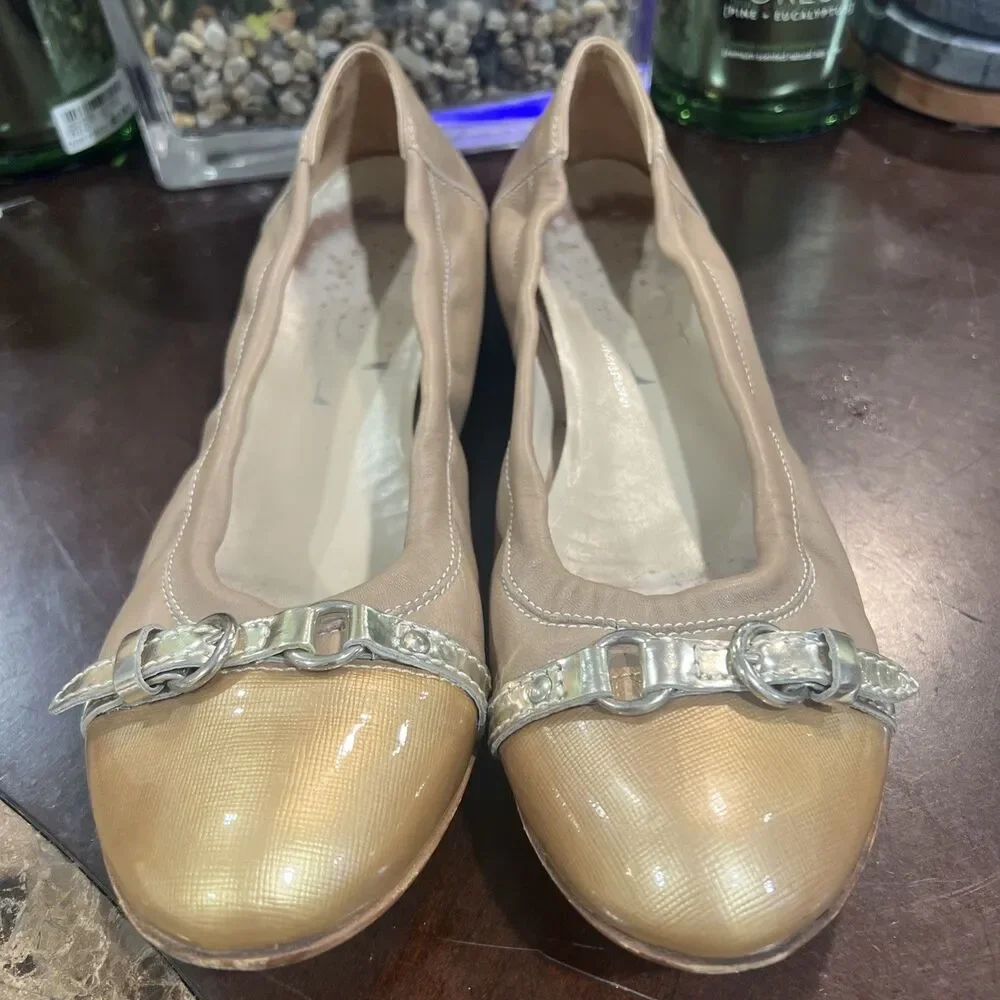 AGL Attilio Giusti Leombruni Leather Ballet Flats  EU 39.5